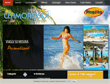 Tablet Screenshot of clamorosoviaggi.pinguino.it